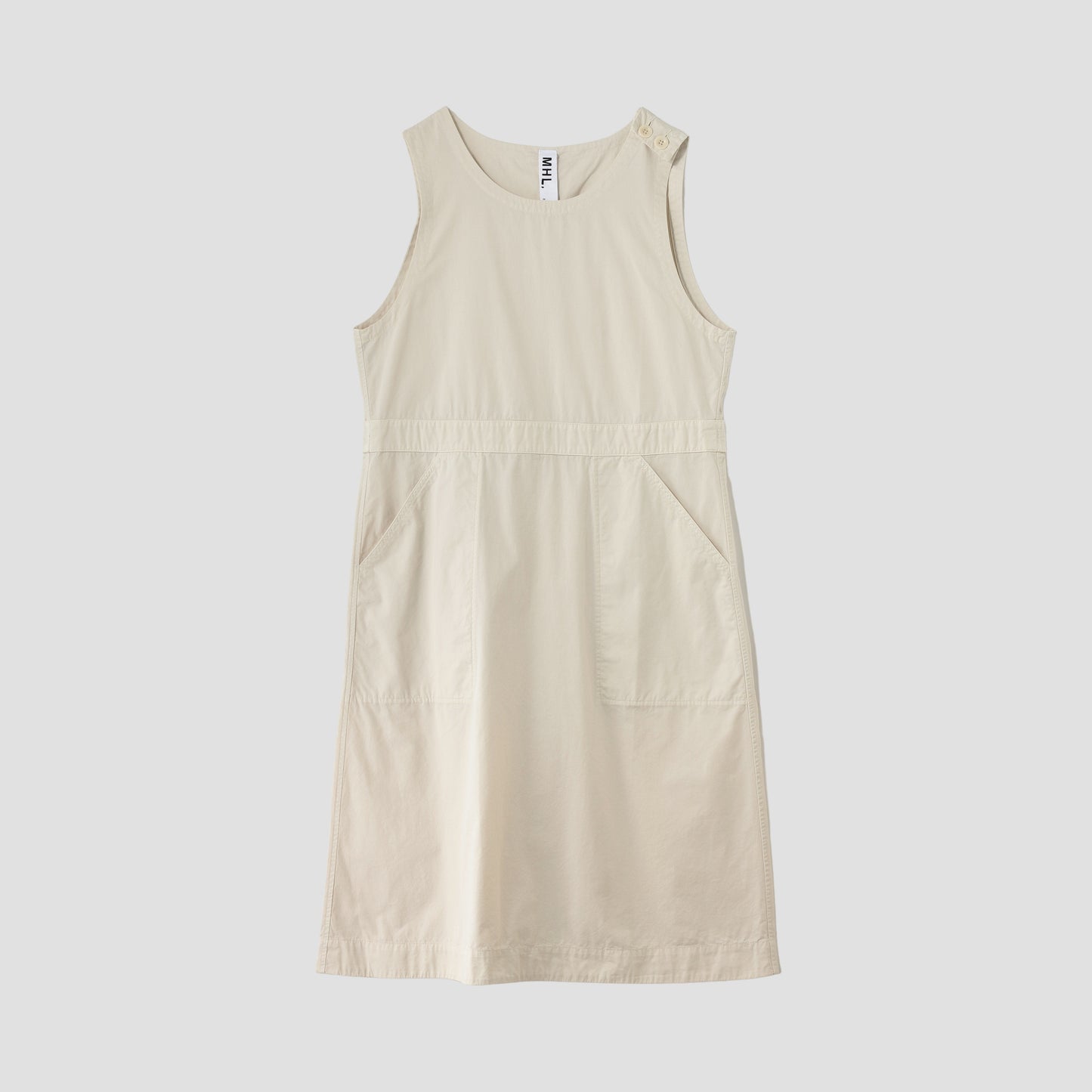 SUPERFINE COTTON TWILL DRESS