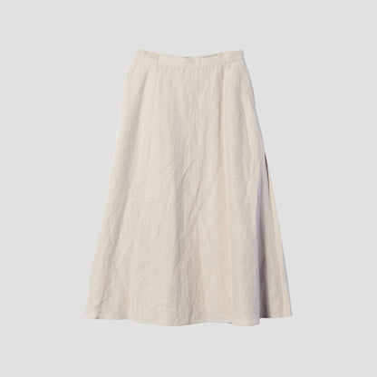 HIGH DENSE LINEN SKIRT