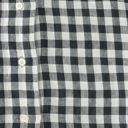 LARGE GINGHAM LINEN SHIRT