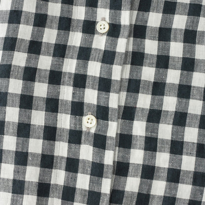 LARGE GINGHAM LINEN SHIRT