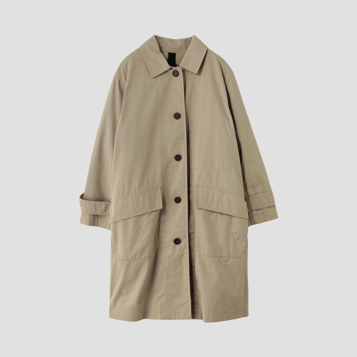 PROOFED COTTON NYLON TWILL COAT