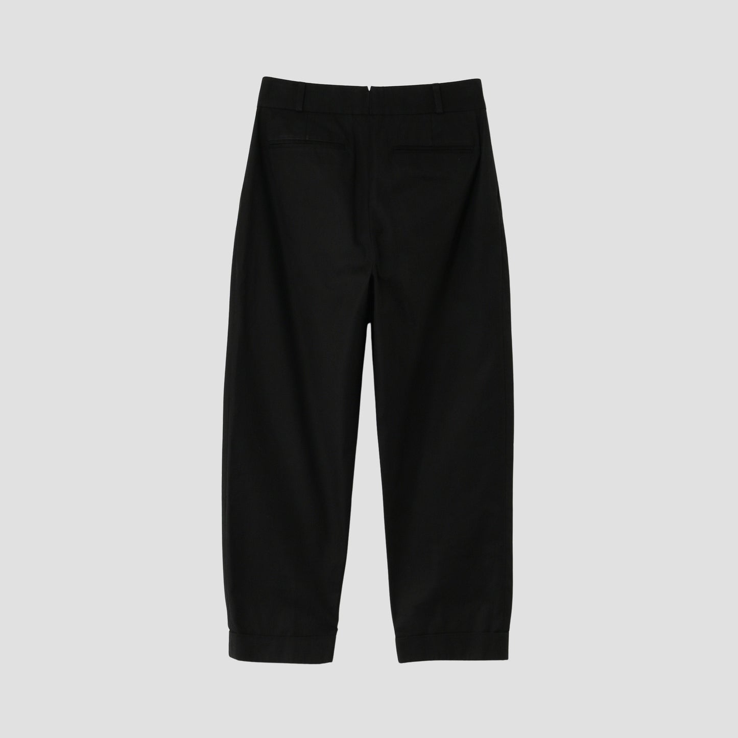BRUSHED TWILL TROUSERS