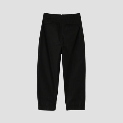 BRUSHED TWILL TROUSERS
