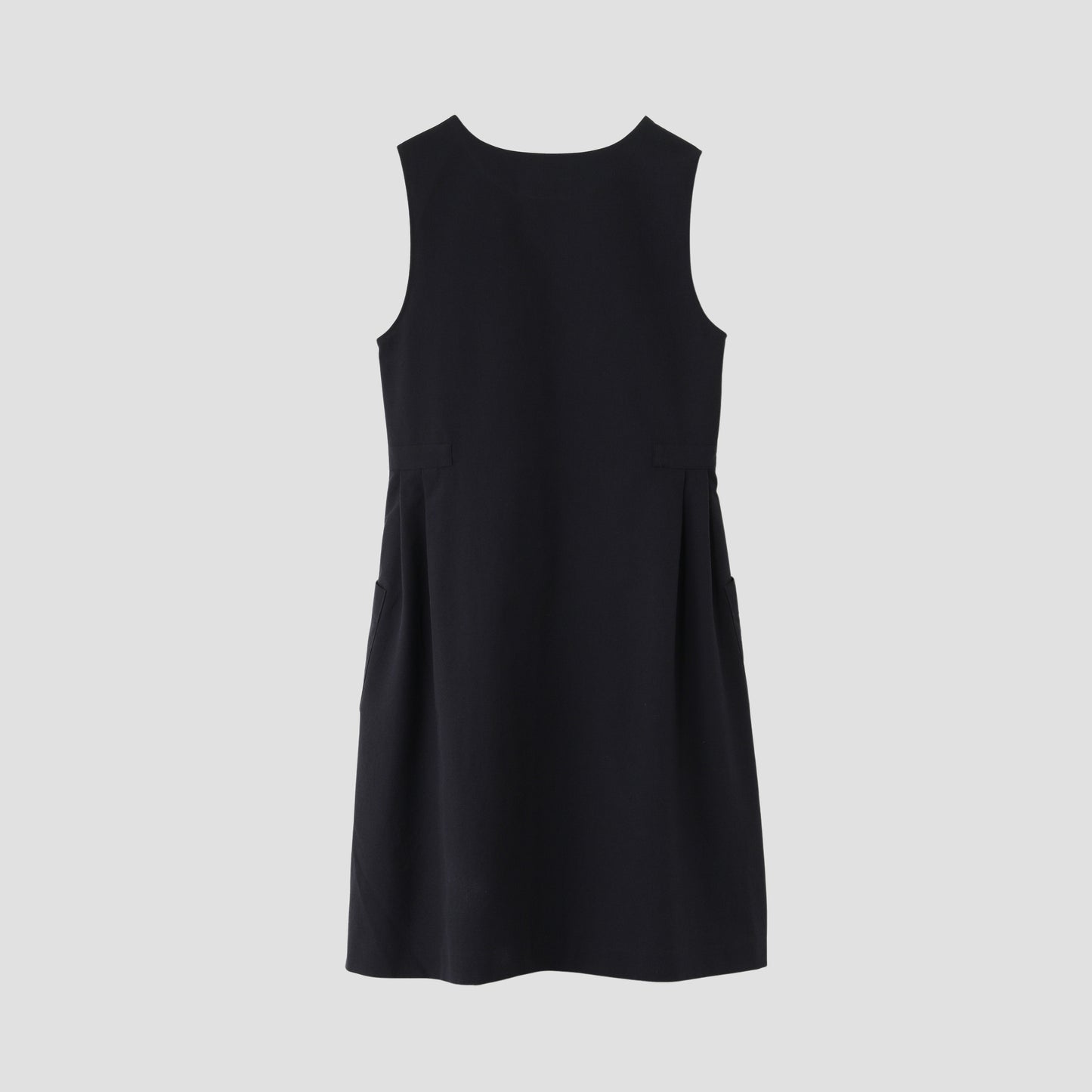 WOOL COTTON PLAINWEAVE DRESS