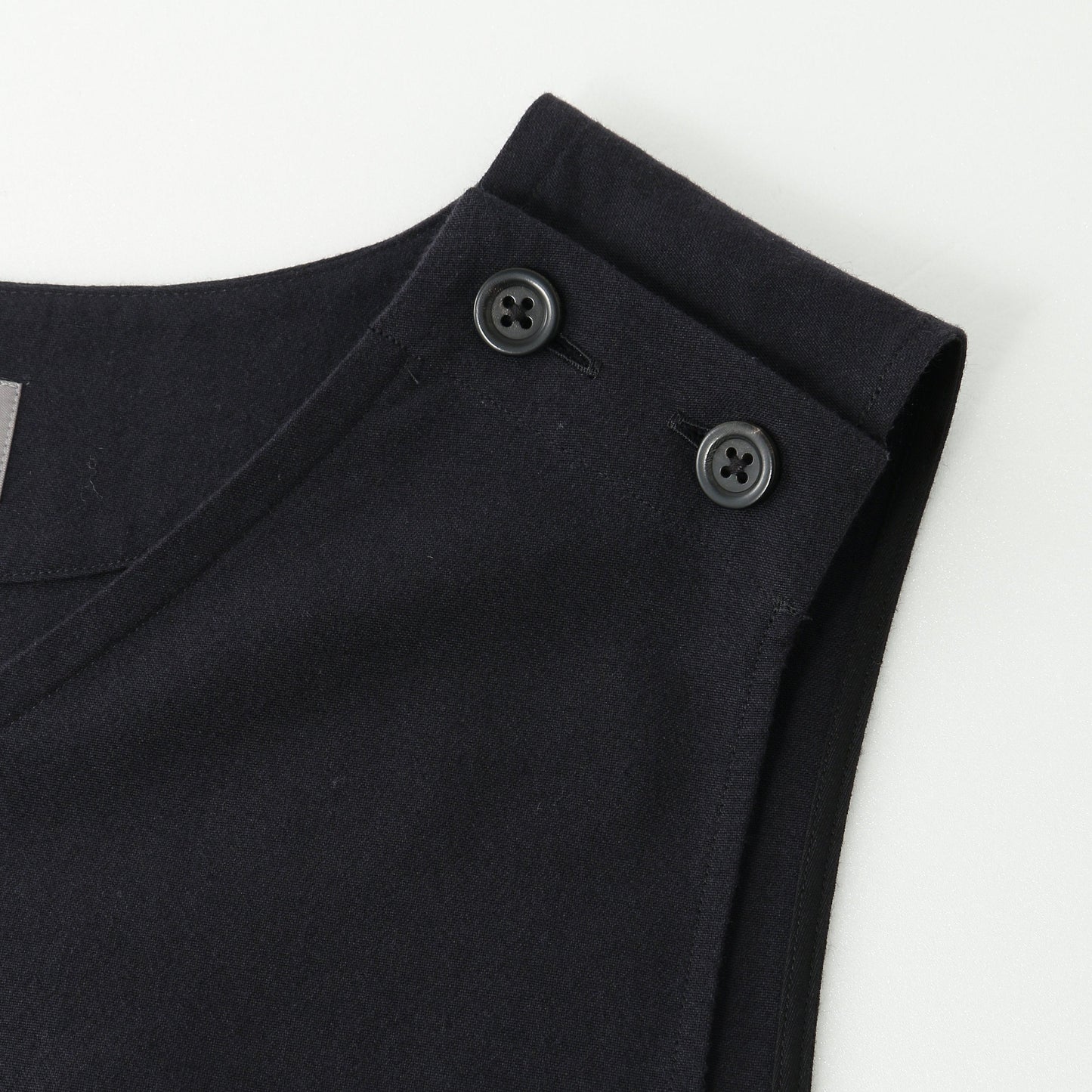 WOOL COTTON PLAINWEAVE DRESS