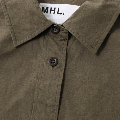 OVERDYE MELANGE COTTON SHIRT