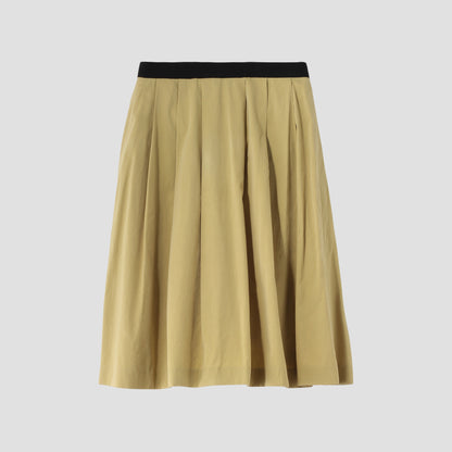 MATT COTTON SILK SKIRT