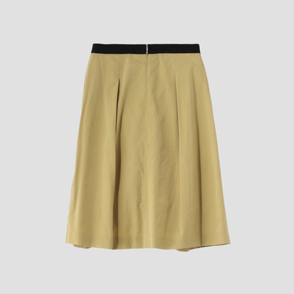 MATT COTTON SILK SKIRT