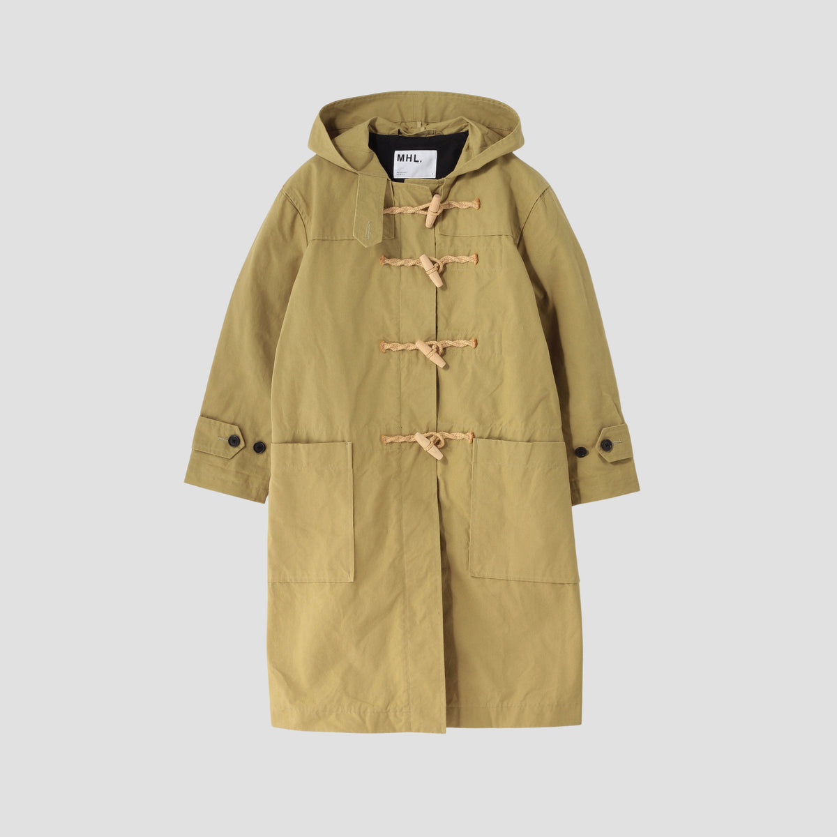 WASHED WAXED COTTON COAT