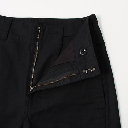 ORGANIC COTTON GABARDINE TROUSERS