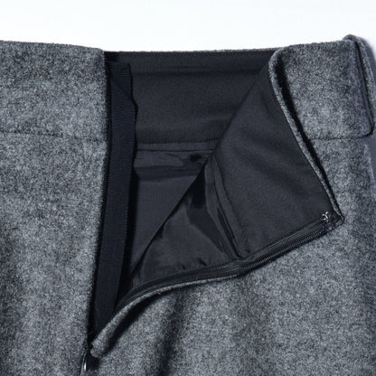 FELTED WOOL JERSEY SKIRT