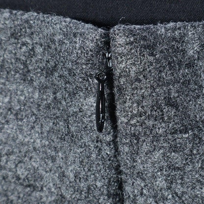 FELTED WOOL JERSEY SKIRT
