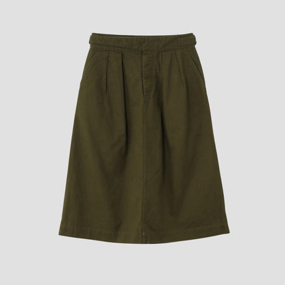 JAPANESE COTTON LINEN DRILL SKIRT