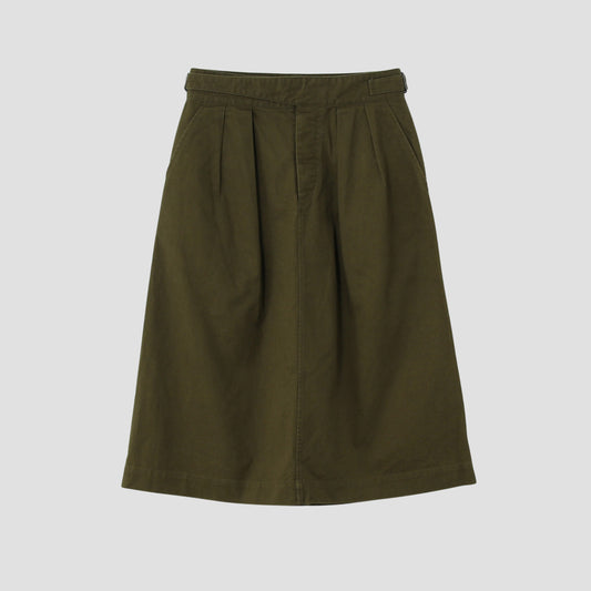 JAPANESE COTTON LINEN DRILL SKIRT