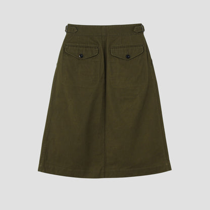 JAPANESE COTTON LINEN DRILL SKIRT