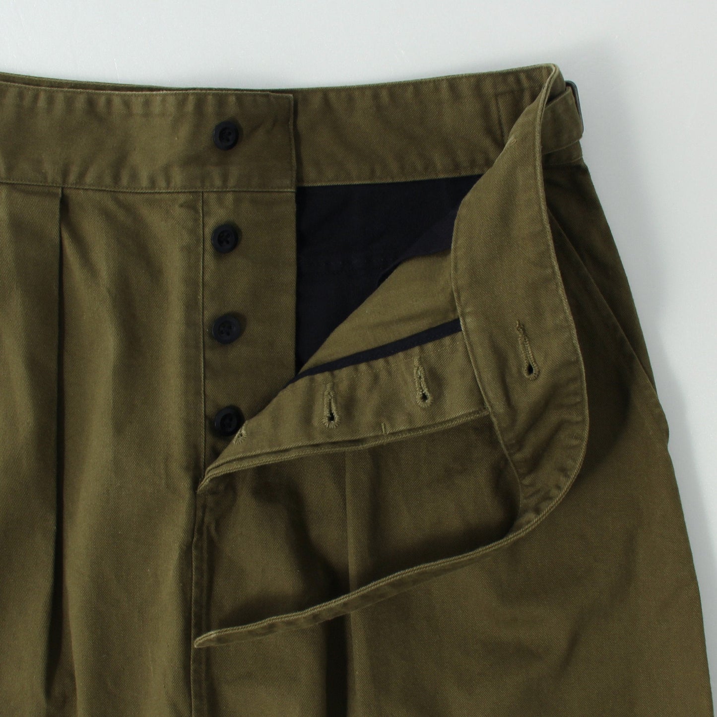 JAPANESE COTTON LINEN DRILL SKIRT