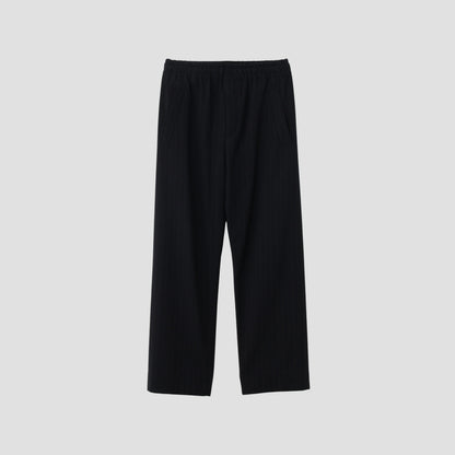 WOOL PINSTRIPE TROUSERS