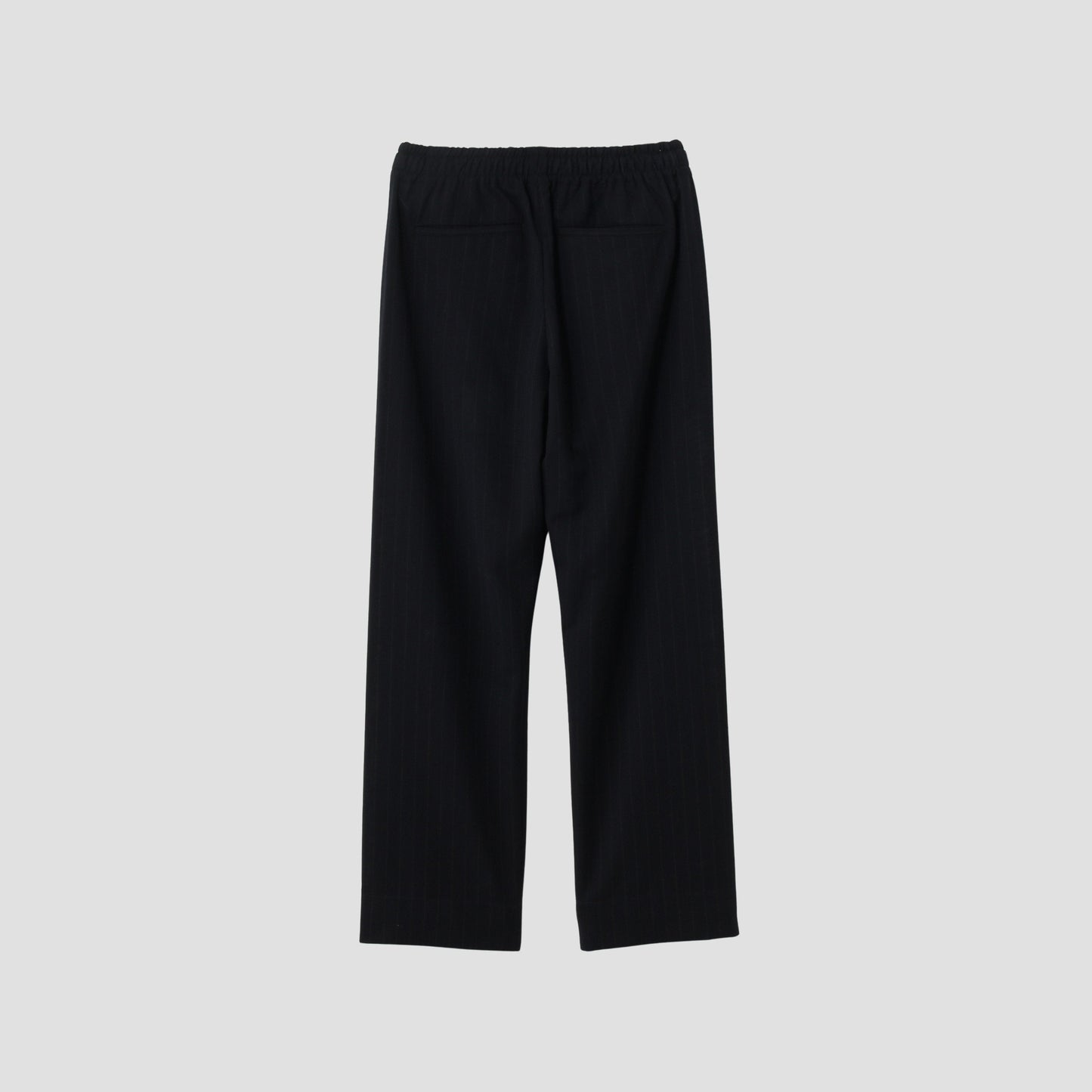WOOL PINSTRIPE TROUSERS