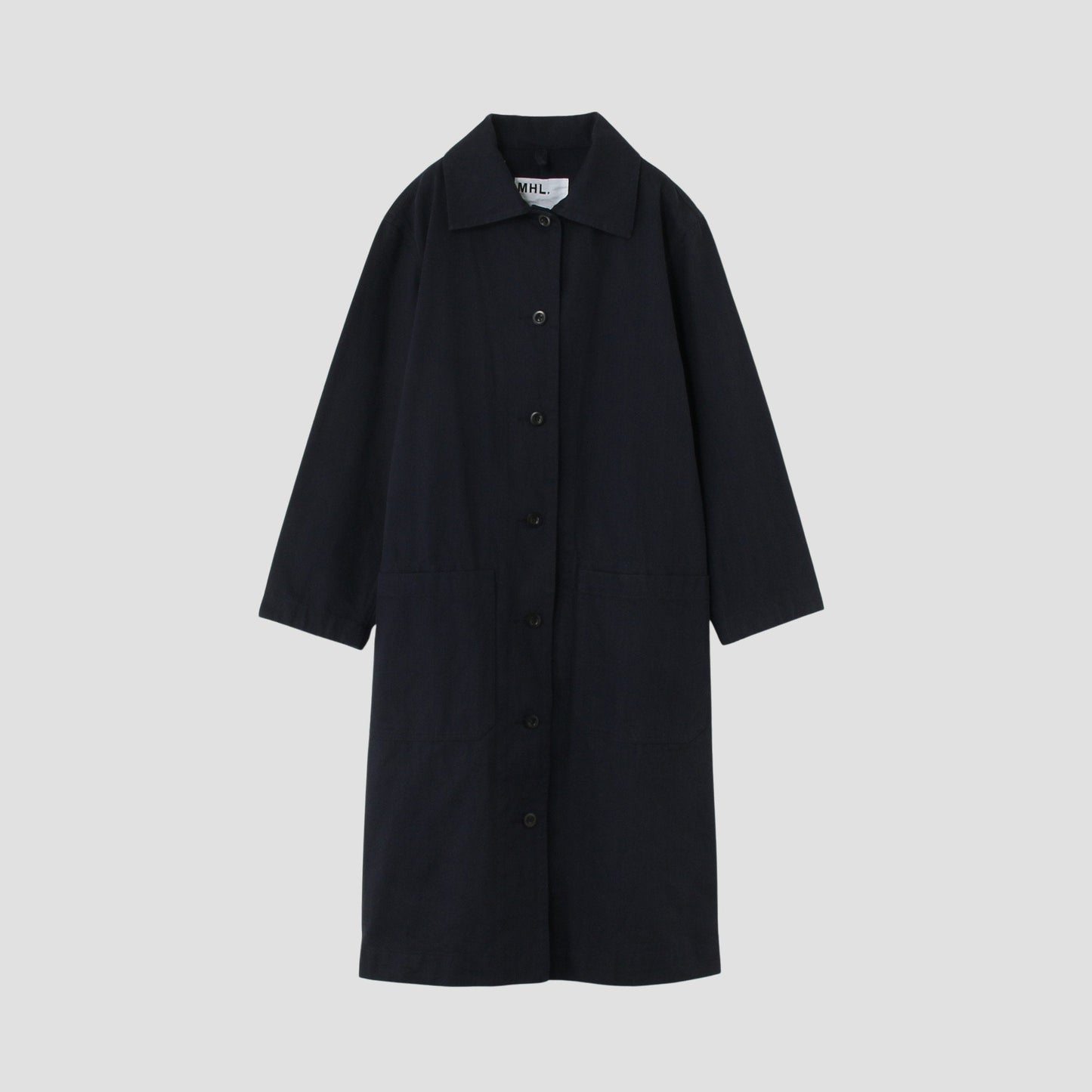 YARN DYE COTTON TWILL DRESS