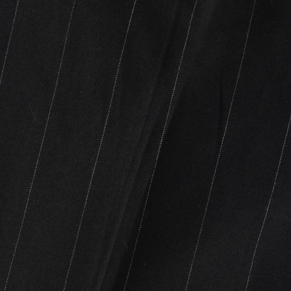 WIDE PINSTRIPE WOOL TROUSERS