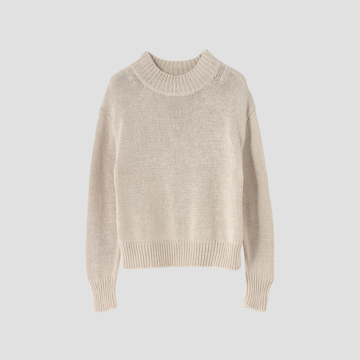 CHUNKY COTTON LINEN KNIT