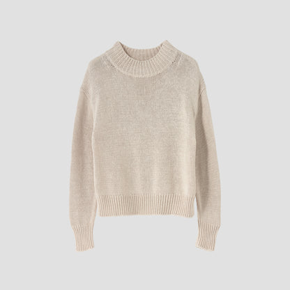CHUNKY COTTON LINEN KNIT