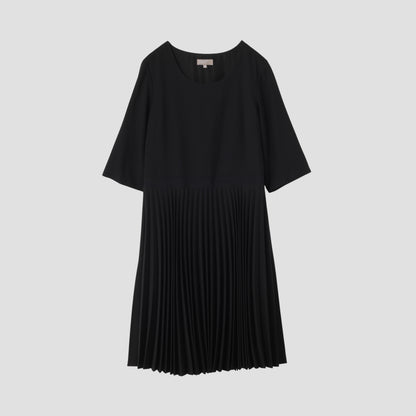 FINE WOOL GABARDINE DRESS