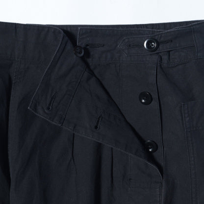 DENSE COTTON POPLIN TROUSERS