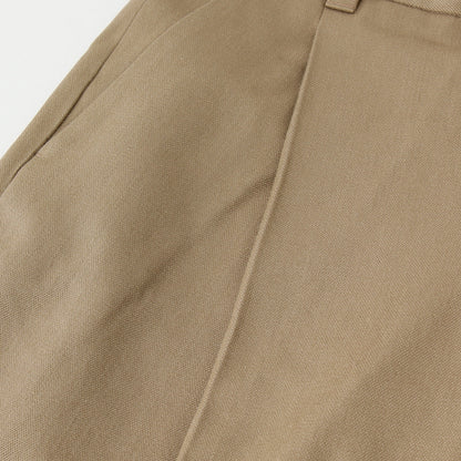 WOOL COTTON SERGE TROUSERS