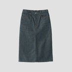 GREY CAST SKIRT