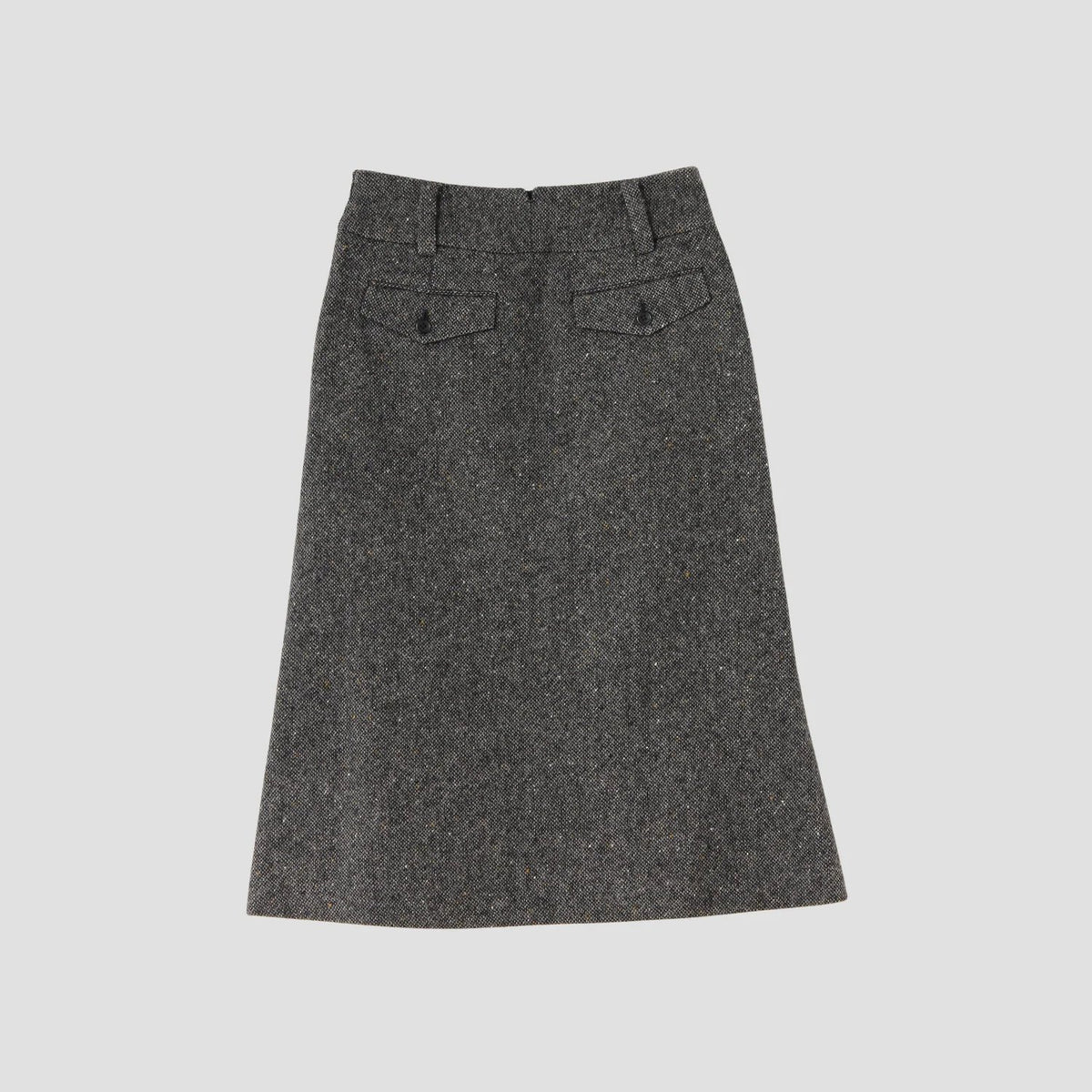WOOL TWEED SKIRT