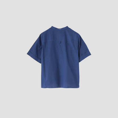 COTTON RAMIE POPLIN SHIRT