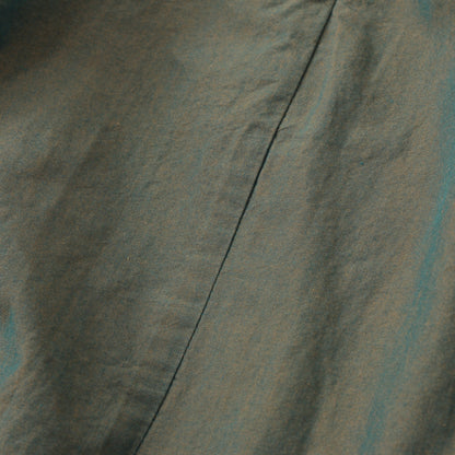 YARN DYED COTTON POPLIN SKIRT