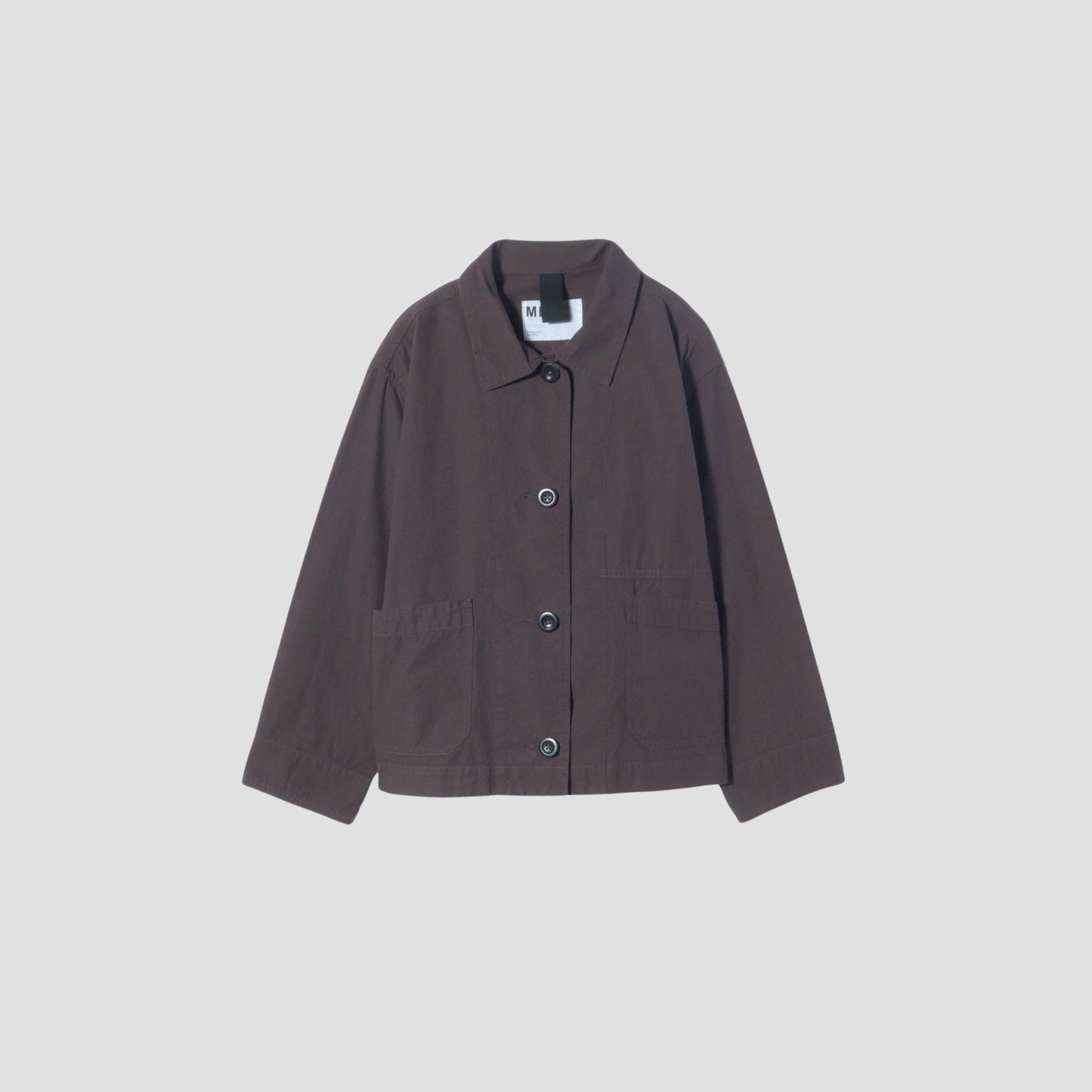 OVERDYE MELANGE COTTON LINEN BLOUSON