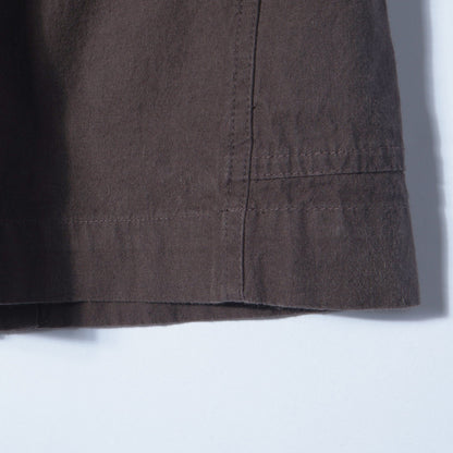 OVERDYE MELANGE COTTON LINEN BLOUSON