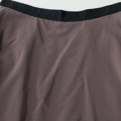 SILK COTTON POPLIN SKIRT