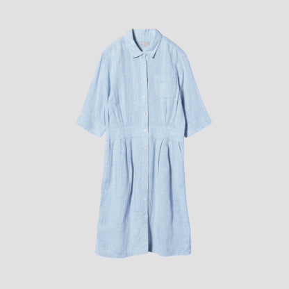 CHAMBRAY LINEN DRESS