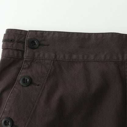 ROUGH COTTON CANVAS TROUSERS
