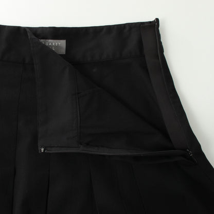 FINE WOOL COTTON TWILL SKIRT