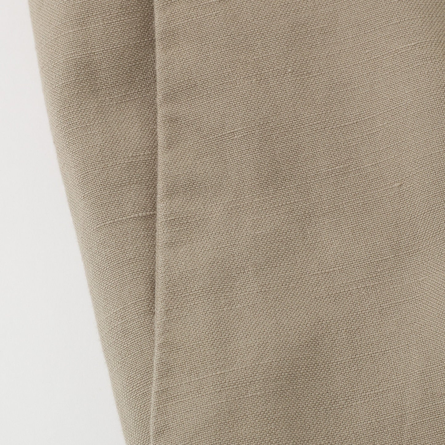COTTON LINEN OXFORD TROUSERS