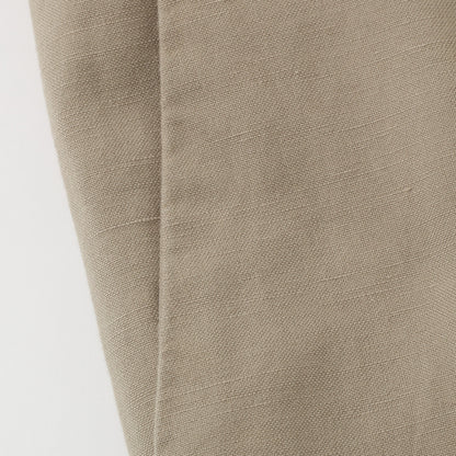 COTTON LINEN OXFORD TROUSERS