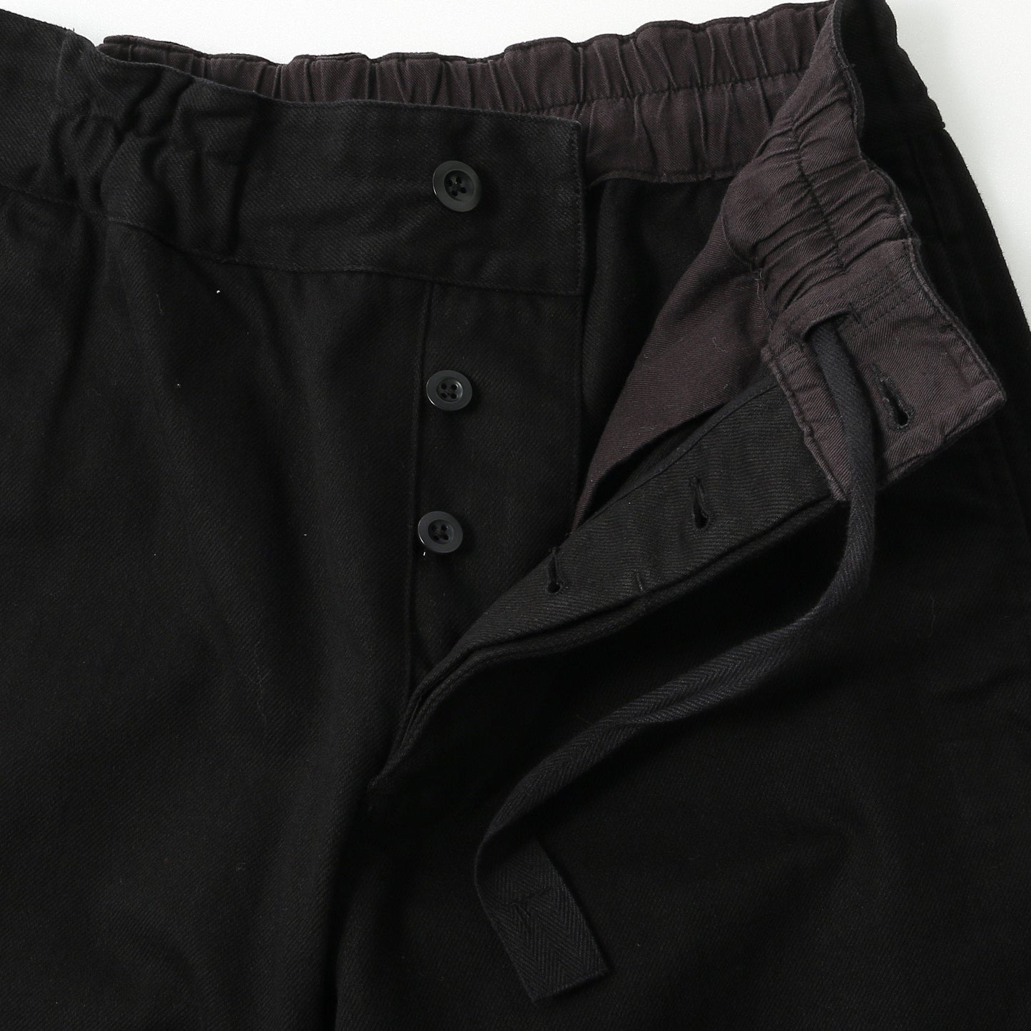 WORN COTTON DRILL TROUSERS
