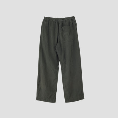 LINEN PLAIN WEAVE TROUSERS