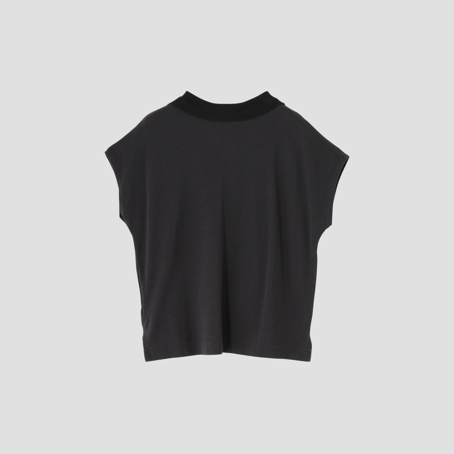 SILK COLLAR POLO JERSEY