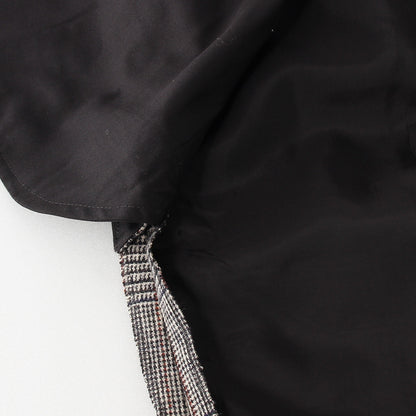 MULTI CHECK WOOL TROUSERS