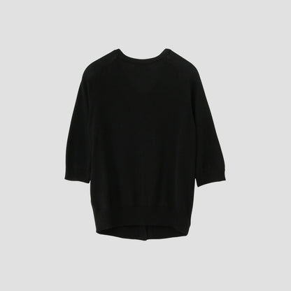 LINEN COTTON SILK CARDIGAN KNIT