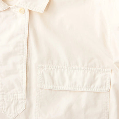 GARMENT DYE TOUGH COTTON POPLIN SHIRT
