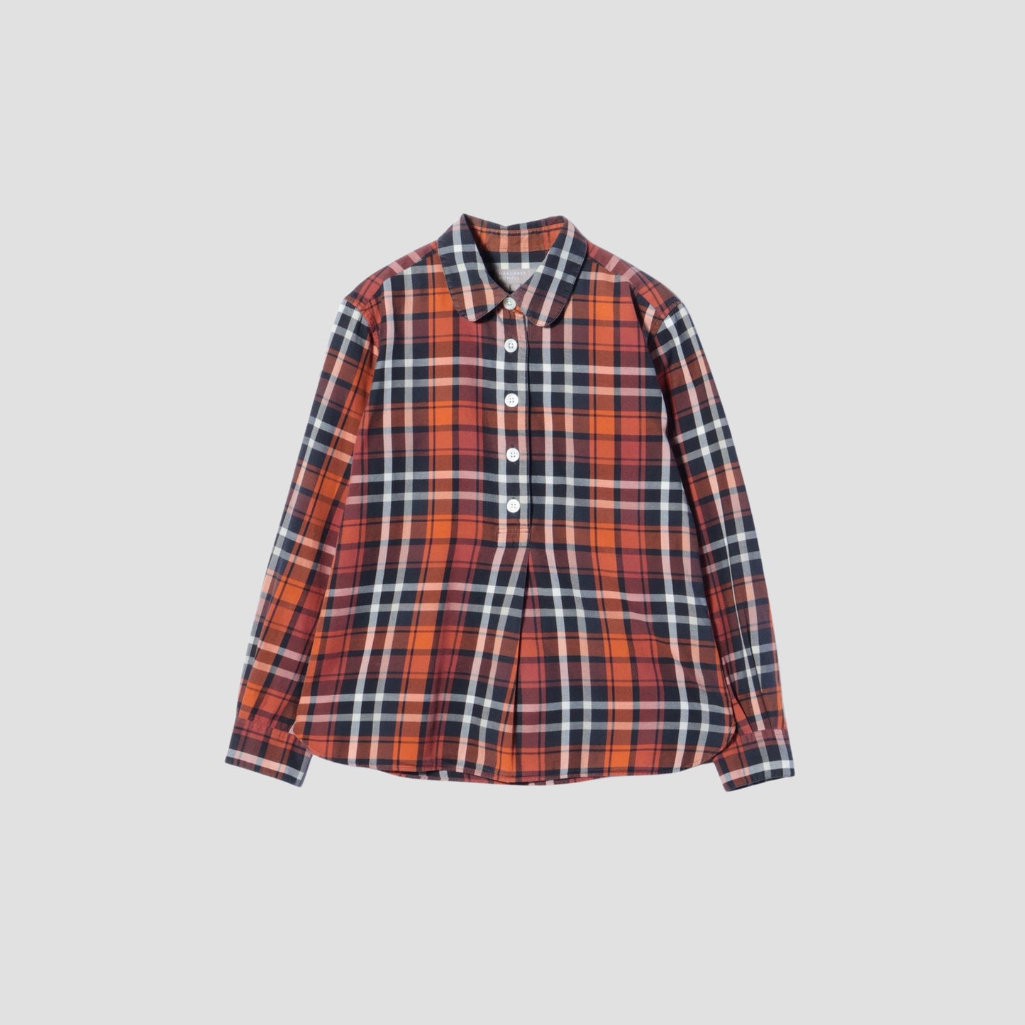 ORANGE TARTAN SHIRT