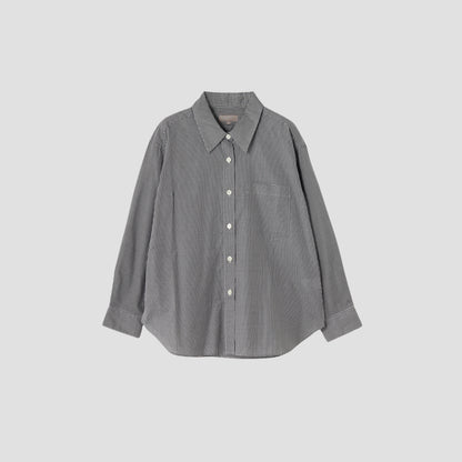 SUPERFINE COTTON GINGHAM SHIRT