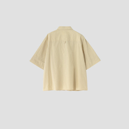 GRAPH CHECK COTTON SHIRT